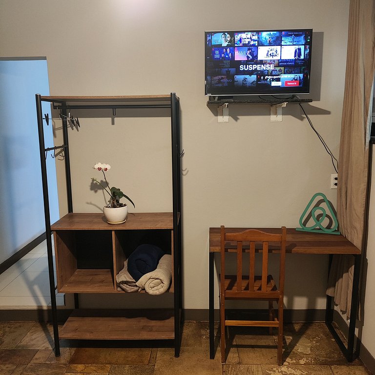 STUDIO Privado COM AR próx Shopping+Universidades